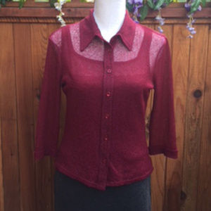 Women's 3/4 Sleeve sweater cami combo